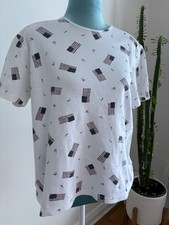 Vintage Talbots 100% Cotton Flag Tee • Americana Cottagecore Retro 80s Aesthetic