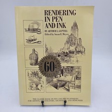 UNMARKED Rendering in Pen and Ink by Arthur Guptill | Architecture Art PB VG+