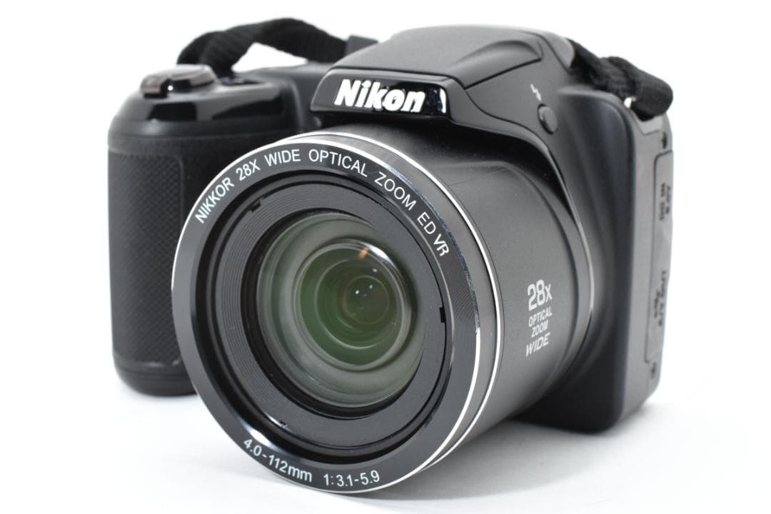 ニコン　Nikon COOLPIX L340 #12-30 Nikon COOLPIX L340 Black Digital Camera 20MP 28x Zoom Tested