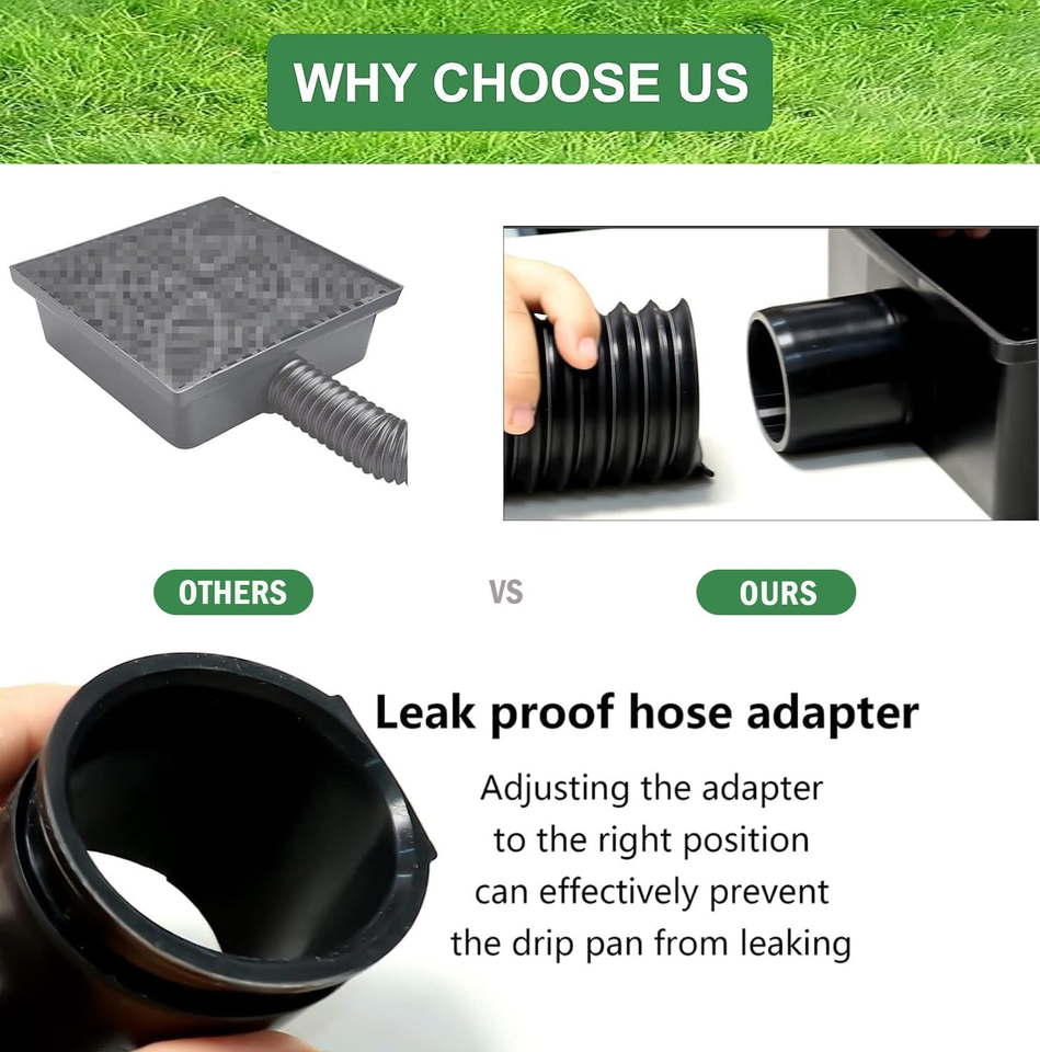 YOTODY Gutter Downspout Extensions,Catch Basin Low Profile Downspout ...