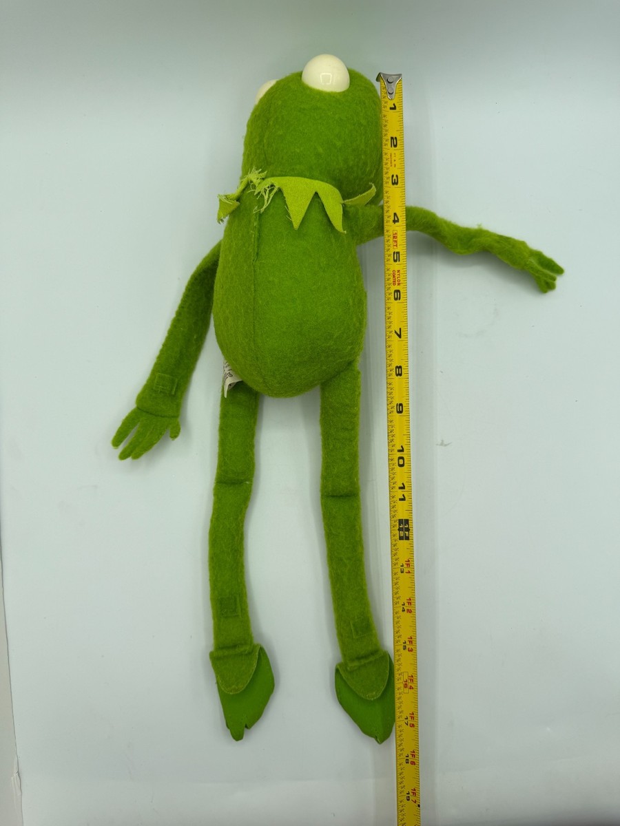 Kermit the Frog 1976 Fisher Price 16” 850 Jim Henson Sesame Street