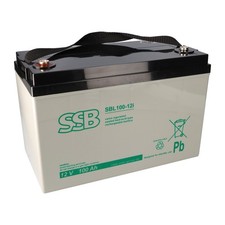SSB Blei Akku SBL 100-12i(sh) AGM Batterie M8...