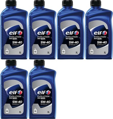 6l ELF Evolution 900 SXR 5W-40 Motoröl ACEA A3/B4 API SP PSA B71 2296, BMW LL-01