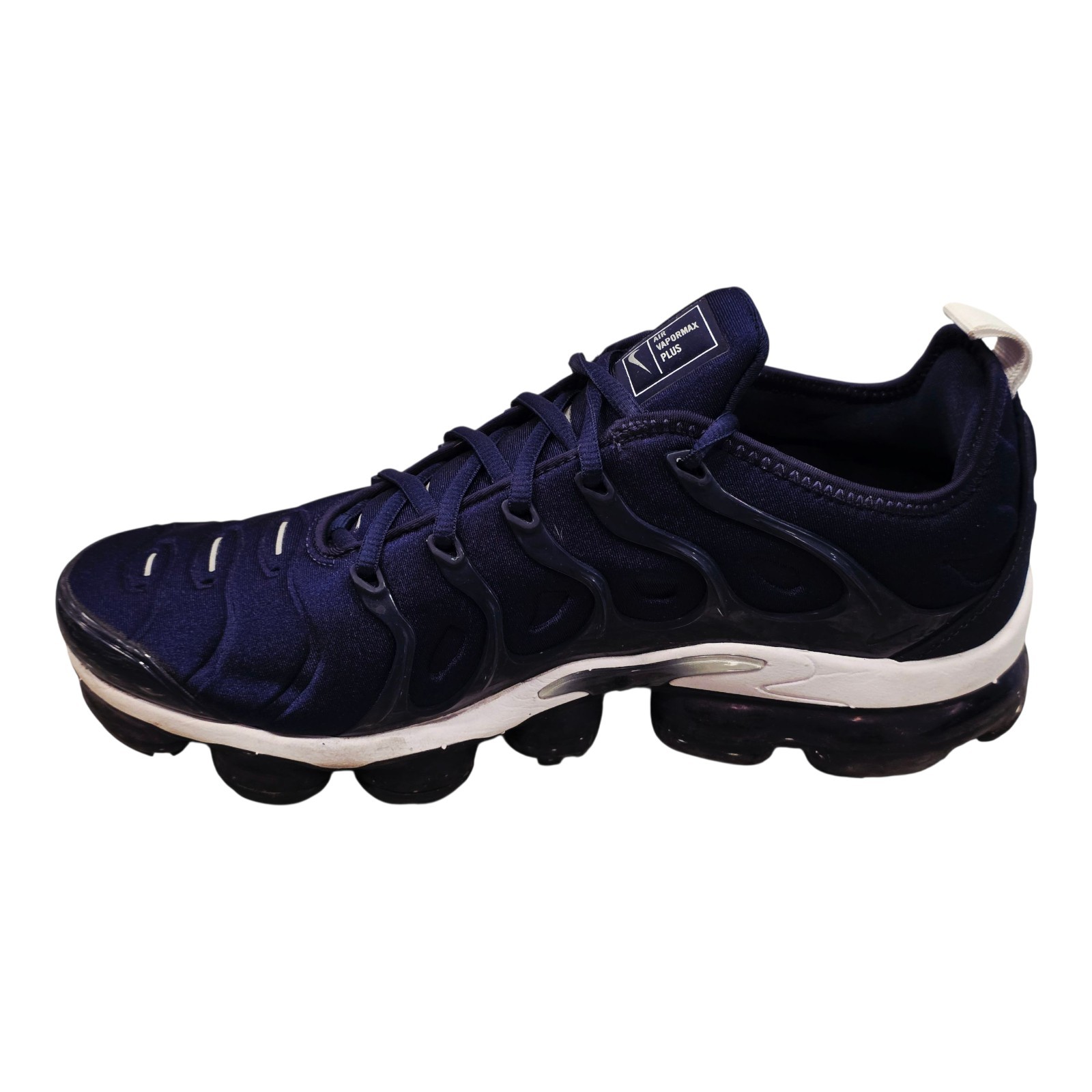 Men's Nike Air VaporMax Plus Midnight Navy Sneaker Shoes Size 8 DH0611-400 EUC thumbnail 3