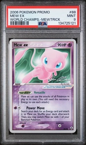 Mew EX 88 Mewtrick World Championships Promo Pokemon PSA 9
