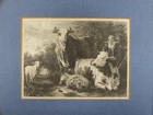 Original graphic by H. Potter pinx. / W. Unger Animals Sheep Cows Farmer