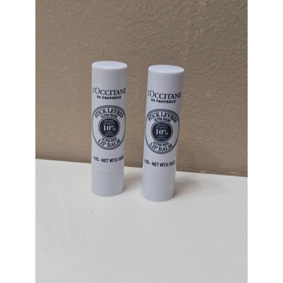 L'Occitane Stick Levres Ultra Rich Lip Balm Shea Butter Lip Treatment 2 Pack