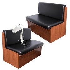 RV Dinette Cushion Covers Waterproof PU Leather Camper Booth Seat Stretch