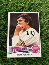 1975 Topps Football Roy Gerela Card # 370 Pittsburgh Steelers F43