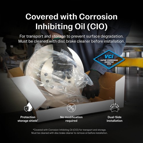 Rear Disc Brake Rotors And Semi-Metallic Pads Kit For Audi A4 S4 K8A-100708 - Picture 11 of 12