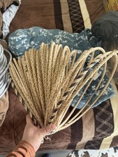 30 Brazadas Soga Charra De Ixtle, Charro Rope, Reata Para Laza. Gruesor Medio
