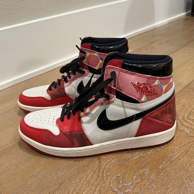 WORN ONCE Nike Air Jordan 1 Spider-Man Across The Spiderverse/Next Chapter