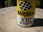 VINTAGE 1 OUART OF BARDAHL 40 WT.MOTOR OIL METAL CAN — photo 1