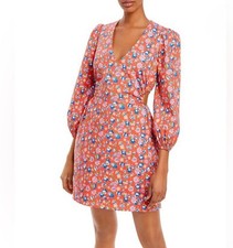 WAYF Alma dress, Back Zipper, side Cutout Detailing Size 6