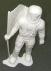 Vintage 1970s Louis Marx & Co. White Apollo Astronaut Figure MADE IN USA