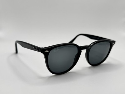 Ray-Ban RB4259 601/71 Black/Grey Lenses Round Sunglasses Italy READ DESCRIPT