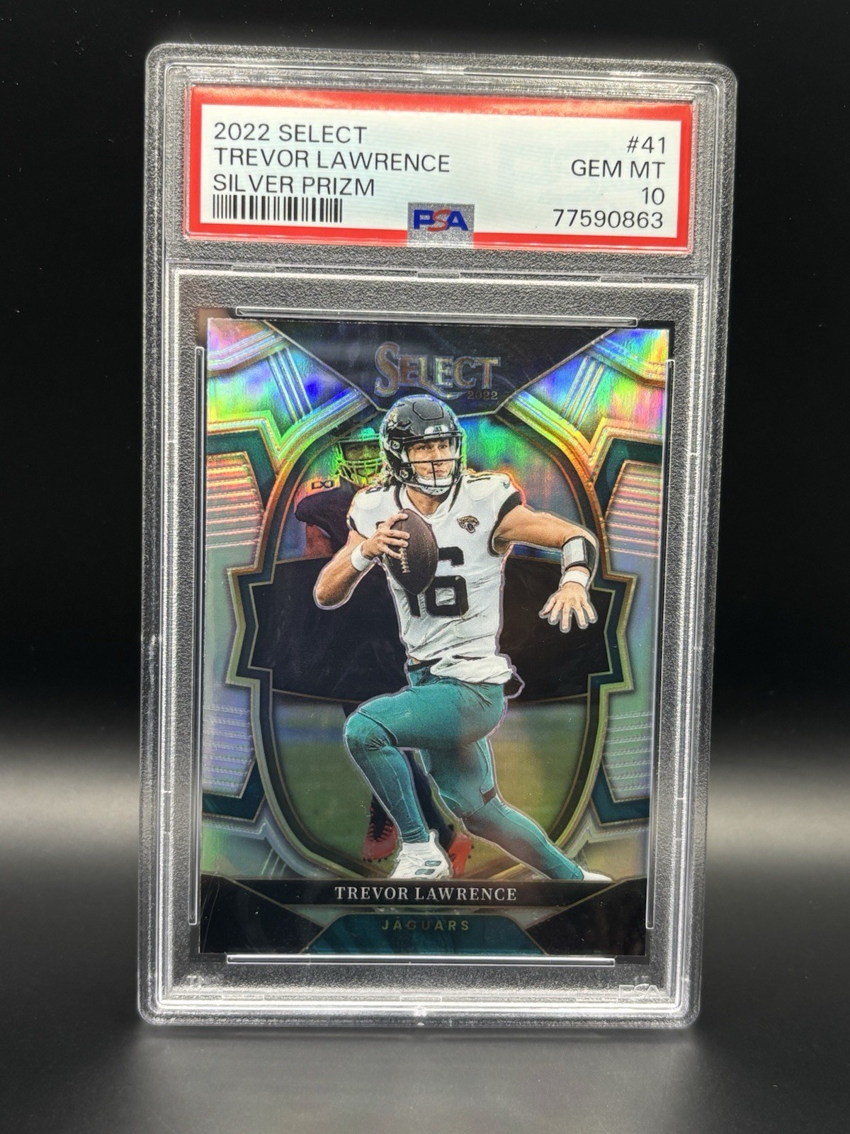 2022 Panini Select - Concourse Trevor Lawrence #41 Silver Prizm