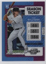 2022 Chronicles Contenders Optic Purple Mojo Prizm 67/99 Luke Williams #20 d4v