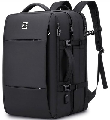 Carry on Backpack, 40L Flight Approved Travel Backpack - Waterproof- Black