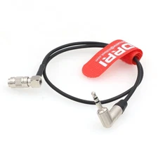 UltraSync ONE DIN 1.0/2.3 to Right Angle 3.5mm Mini Jack Timecode Cable