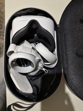 Image of Oculus Meta Quest 2 VR Headset with Controllers and Carry Case