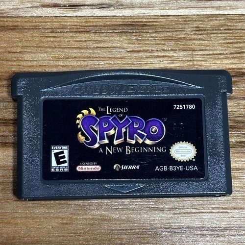 Spyro A New Beginning GBA Authentic OEM Tested Cleaned Nintendo GameBoy
