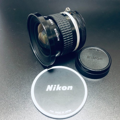 🍙N.Mint w/Metal Cap🍙Nikon Ai-s Ais Nikkor 18mm f3.5 Ultra Wide MF from Japan
