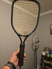 Vintage Wilson Graphite Reflex Racquetball Racket With Cover Sleeve PWS Used