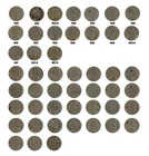 Buffalo Nickels Lot of 48 (1920–1937) 17 Dated + 31 Dateless Vintage US Coins