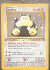 Pokémon Snorlax 1st Edition Jungle Holo Rare 11/64 90 HP English Card