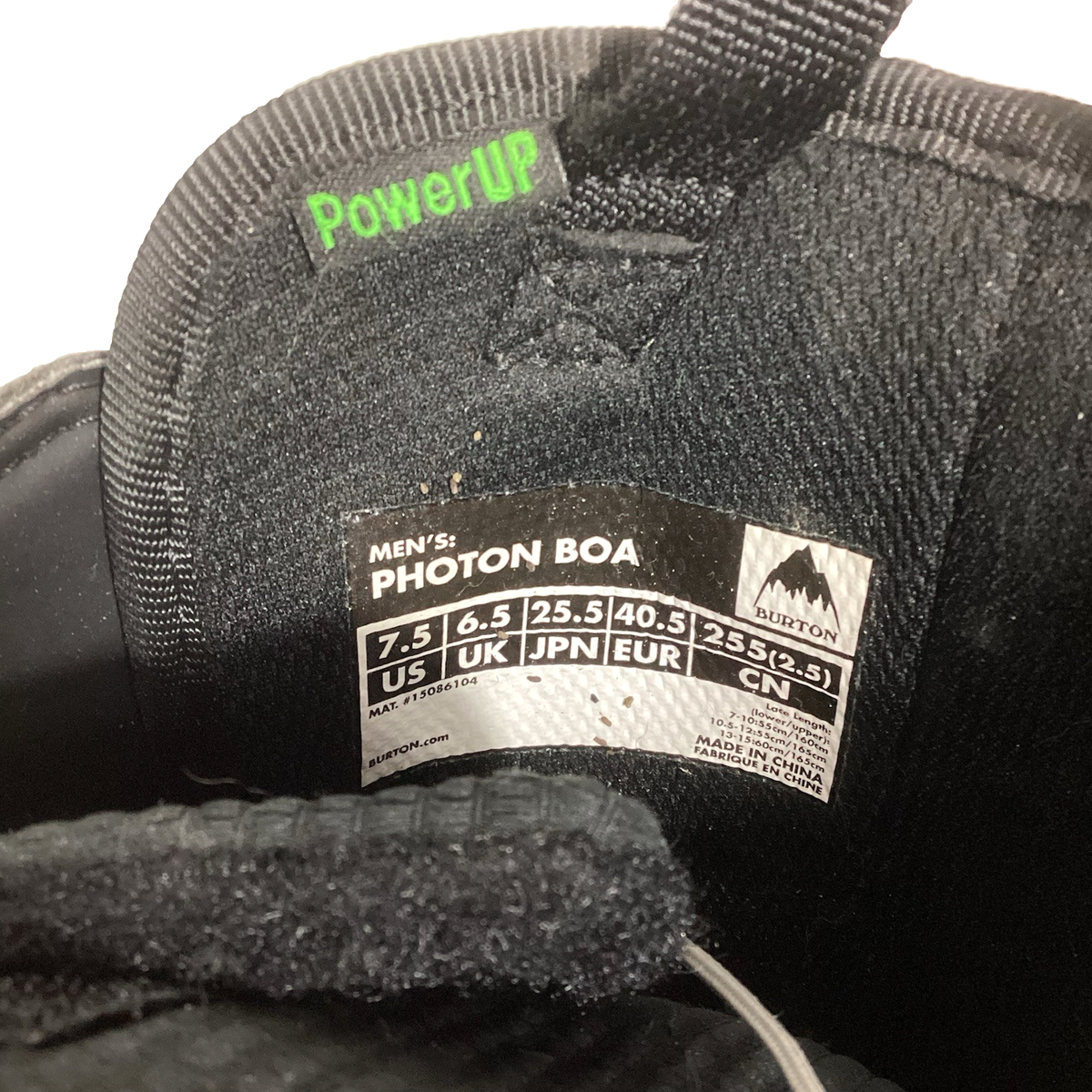 Burton Imprint 3 Photon Boa Snowboard Boots - Men's Sz 7.5 - Black