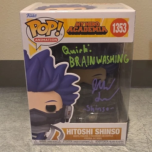 Funko Pop! Vinyl My Hero Academia Hitoshi Shinso #1353 Signed by Jarrod Greene