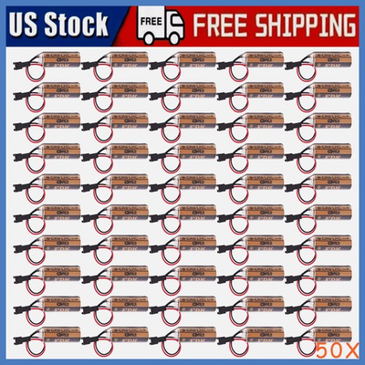 #ad 50 x 3V Battery Fuji FDK CR8.LHC 17430 Toto TH559EDV410R THP3053 Back Up Battery $355.69