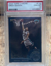 2002 Topps Chrome #132 Drew Gooden NBA Memphis Grizzlies - PSA 10