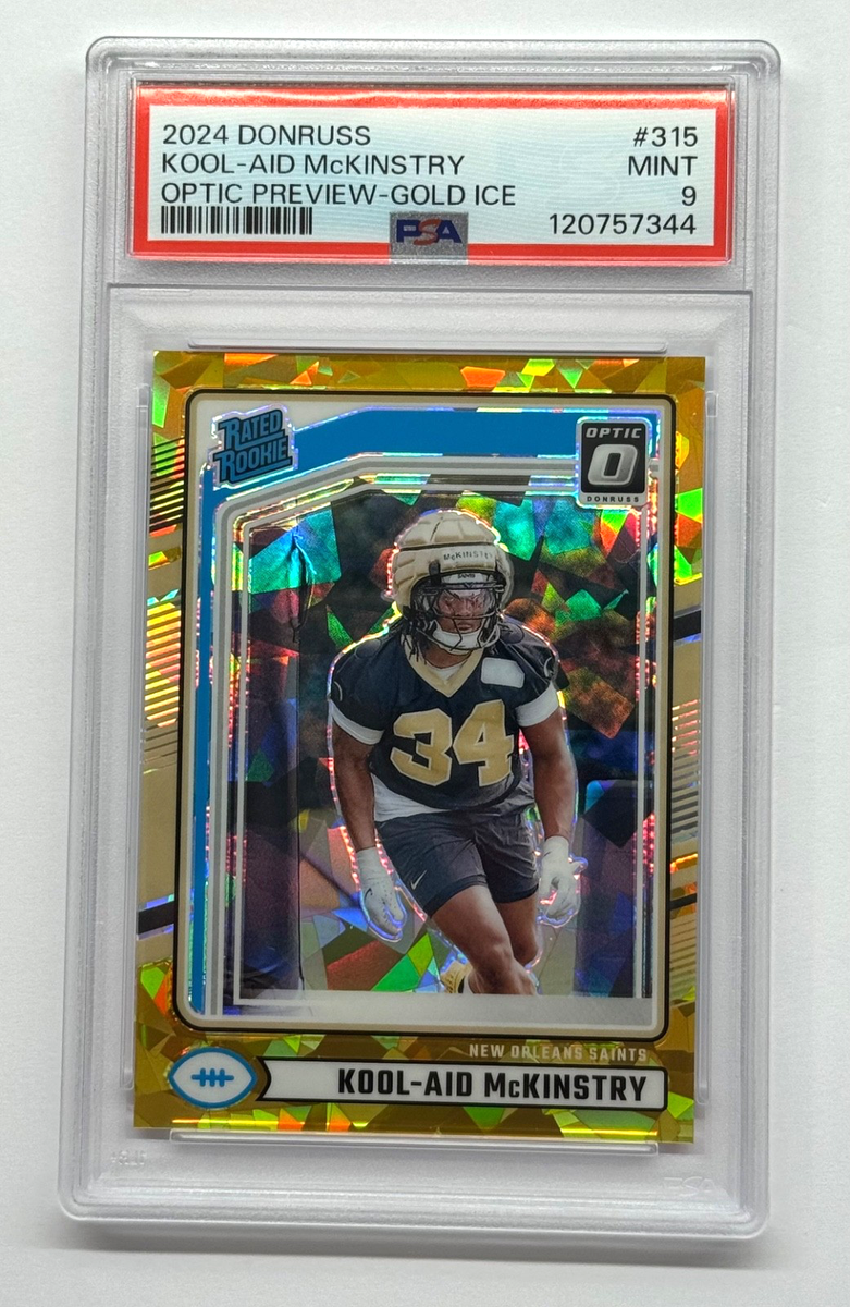 2024 Donruss Kool-Aid McKinstry Optic Preview Rated Rookie Gold
