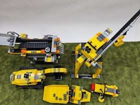 LEGO City Street Sweeper 7242 Construction Site 7243 Digger 7248 Set W/Manuals