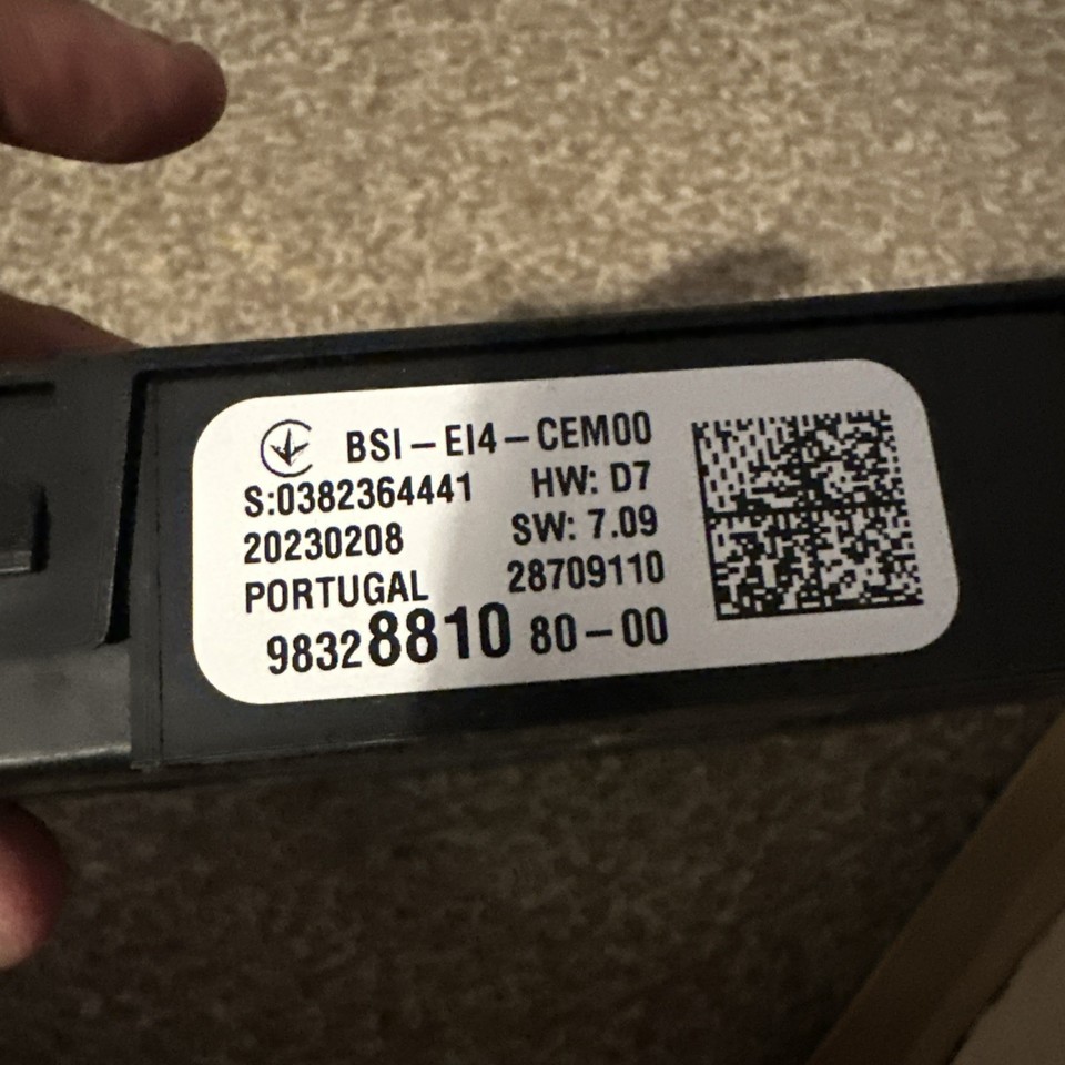 Genuine Peugeot - Anc Control Box -1680967380 | eBay UK