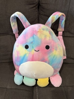 NWT Squishmallows Plush BACKPACK OPAL 12'' Octopus AUTHENTIC & Rare!