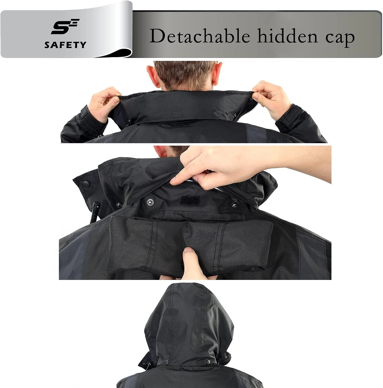 High Visibility Safety Jacket J2023 - size L - NEW image 3