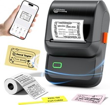 Label Maker Machine with Tape, Address Barcode Label Printer,Phomemo M100