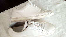 Scarpe da ginnastica basse uomo Fendi Roma taglia 8 pelle bianca ottime condizioni 7E 1075