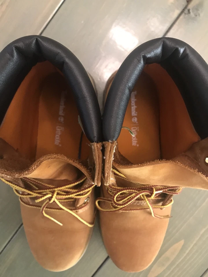 Timberland Mujeres 6 Pulgadas Impermeable 9.5M Doble Suela Acolchado Cuello Bota 42687 Foto 2 de 4