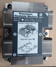 Lenovo Thinksystem SR630 High Performance Heatsink 01KP650