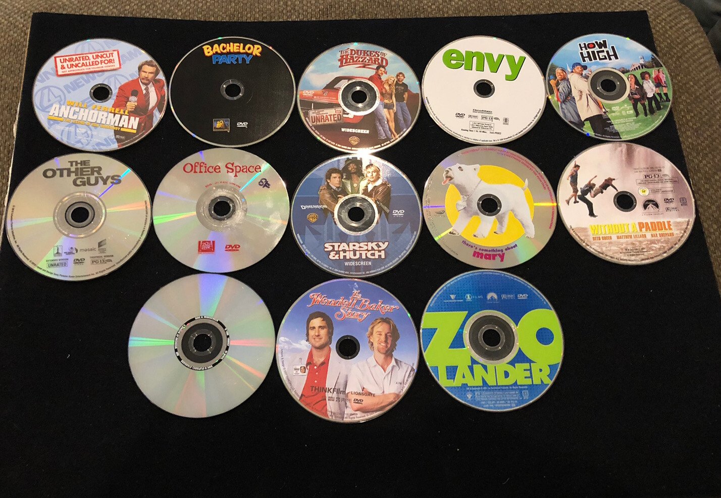 13 DVD Lot Comedy Movies Anchorman How High Other Guys Office Space Zoolander +8 eBay