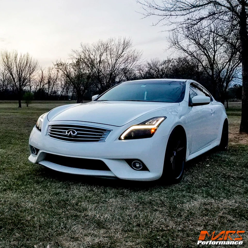 GTR Style LED Projector Sequential HeadLights for Nissan Infiniti G37 V37 370GT - image 2 of 4