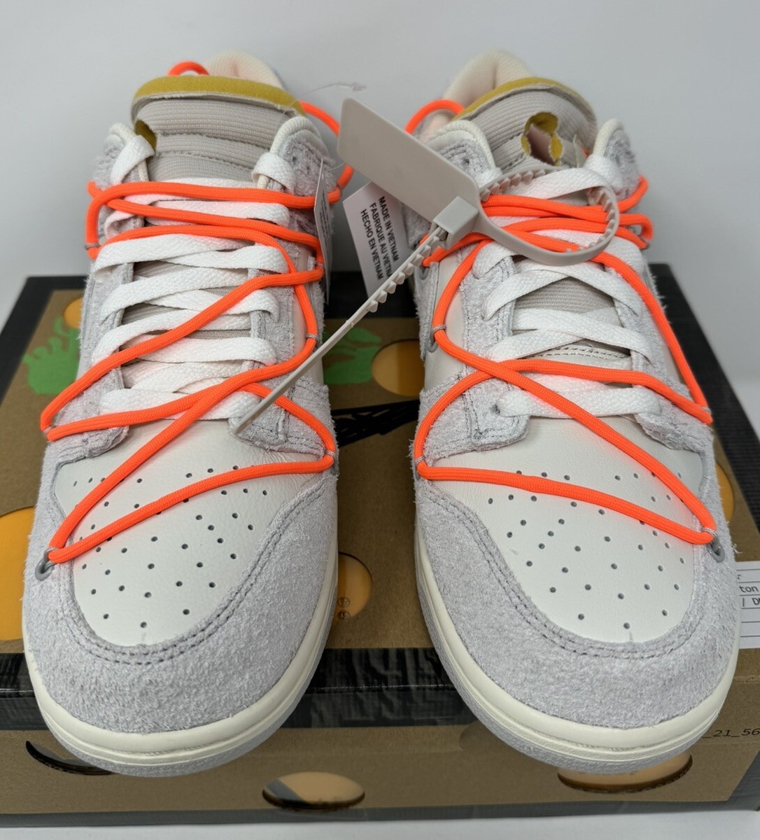 Nike Dunk Low x Off-White 11 of 50 Sail/Neutral Gray Nike Dunk Low x Off-White 11 of 50 Sail/Neutral Gray