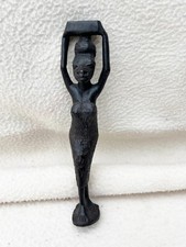 VINTAGE / ANTIKE ALTE HOLZ GESCHNITZTE HOLZFIGUR AFRIKANISCHE INDIANER FIGUR STATUE