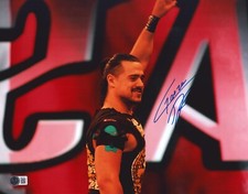 Angel Garza Jr Signed 11x14 Photo BAS COA Lucha Libre AAA WWE NXT Picture Auto'd
