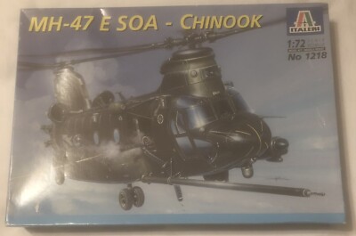 Italeri MH-47E SOA Chinook & MiniCraft UH-60L Blackhawk Helicopter Models NOB