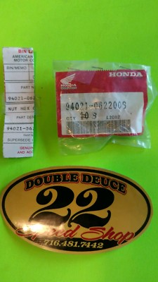 GENUINE Honda NOS 94021-06220-0S NUT, CAP 6MM | eBay